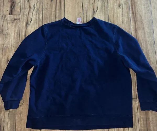dark blue grandma sweater sweatshirt Size 1X - Image 5