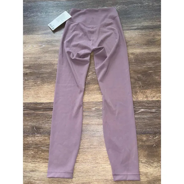 Lululemon Wunder Under SmoothCover High Rise 25” Lavender Lux Size 4 NWT - Image 2