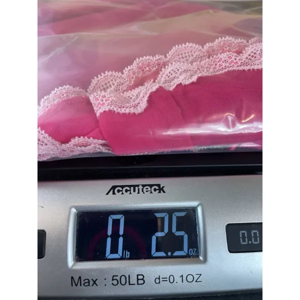 Y2K Pout By Victoria’s Secret Pink Sheer Mesh Lace Trim Cami Tank Top NWT L - Image 14