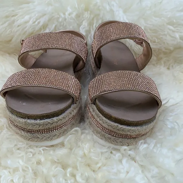 Madden girl rhinestone platform espadrille sandals - Image 2