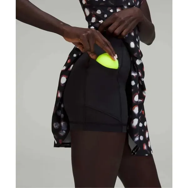 Lululemon Court Crush Tennis Dress Haze Dot Inverse Orange Multi Size 4 - Image 9