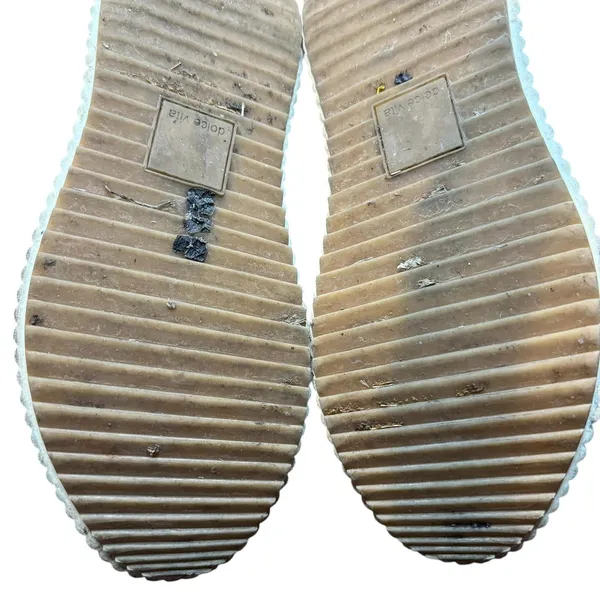 Dolce Vita Dannis Shoes Womens Size 8 White Woven Platform Low Top Sneakers‎ - Image 10