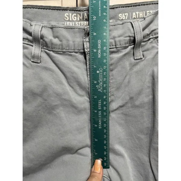 Levis Light Blue‎ S67 Athletic Denim Jeans Slim Straight Size 31x30 Mid Rise - Image 2