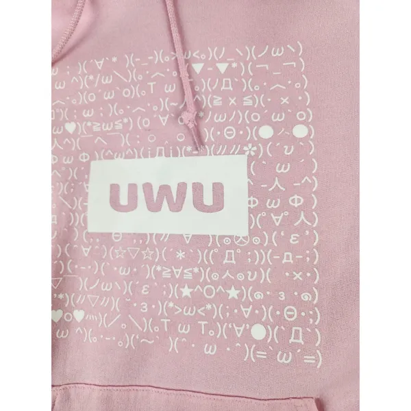 Aria Saki Pink Hoodie UwU‎ Sweatshirt Anime Gamer Girl Artist Jacket Size Small - Image 2