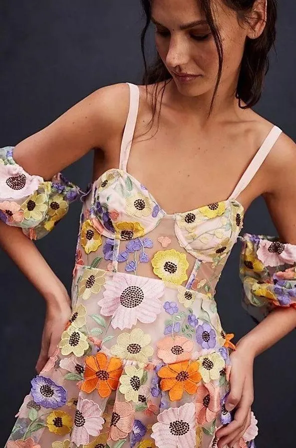 For Love & Lemons Prato Mini Dress - Image 6