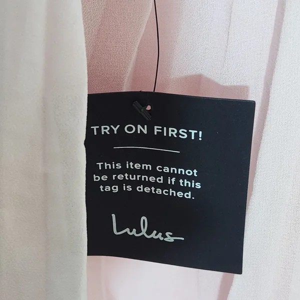 Lulus Pink Tiered Strapless Maxi Dress NWT Size XS Pink Wedding Guest Dress - Image 7