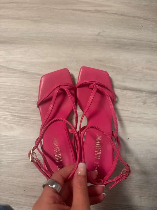 Hot Pink Dream Paris Kitten Heels - Image 3