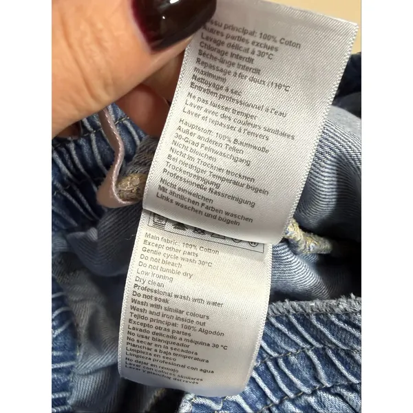 ba&sh Mima Drawstring cargo Jeans size 38 (US 6) - Image 6