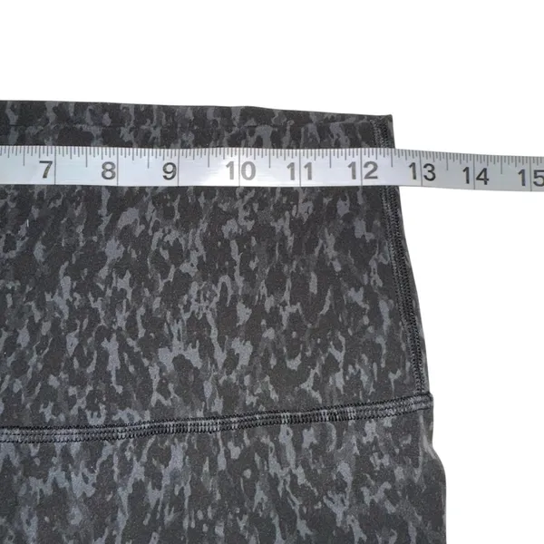 Lululemon Align High Rise Crop 23” in Leopard Camo Deep Coal Multi 6 - Image 4