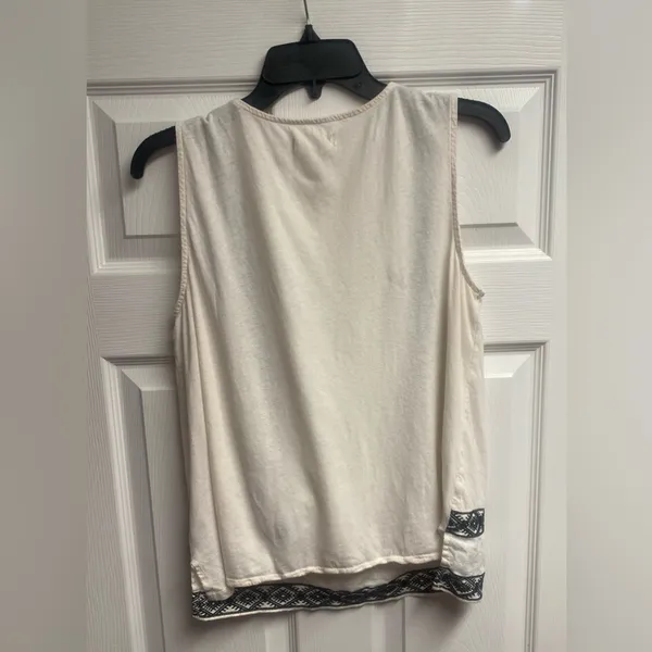 Madewell Linen/Cotton Blend Tank Top Size Small - Image 4
