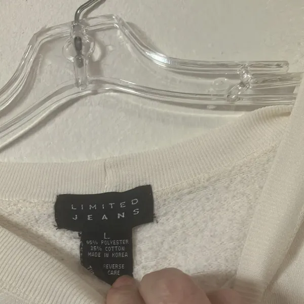 FINAL MARKDOWN Limited jeans oversized sweatshirt large - Image 3