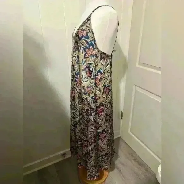 BISHOP +‎ YOUNG SAINT MARTIN HALTER MIDI SATIN FLORAL DRESS Size Small $108 - Image 3
