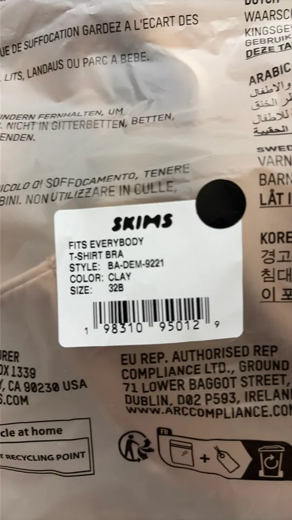 SKIMS Fits Everybody Bra T-Shirt - Image 4