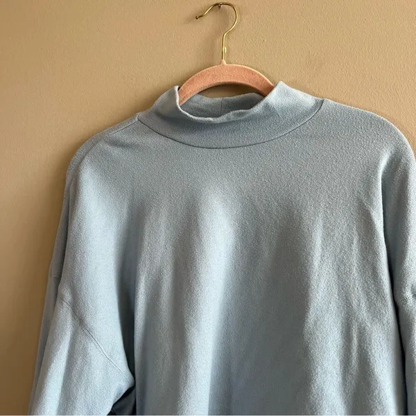 ✨ Altar’d State Light‎ Blue Mock Neck Long Sleeve Top Small - Image 2