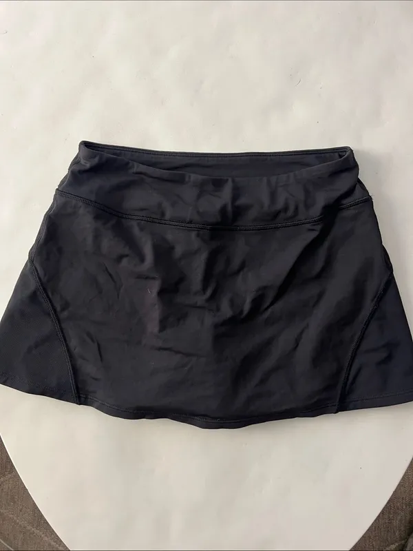 Lululemon Black Mini Tennis Skort Size 6 - Image 2