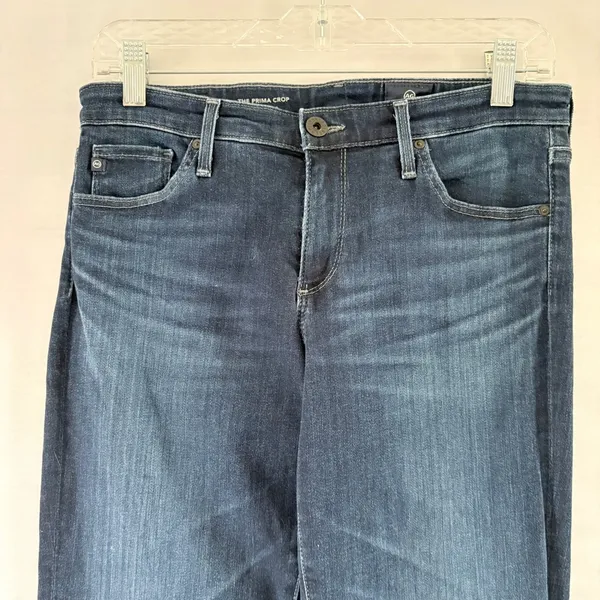 AG Adriano Goldschmied The Prima Crop Cigarette Jeans Dark Wash 28 PS1157CONR - Image 3
