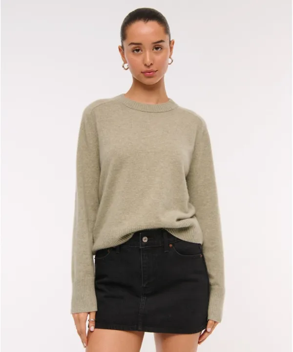 Abercrombie Curve Love Mid Rise Denim Mini Skirt - Image 2