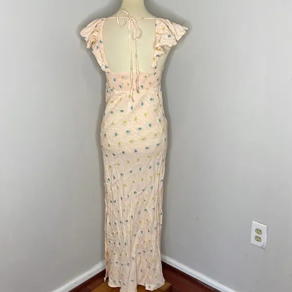 By‎ Anthropologie Scallop Baby Midi Dress - Image 7