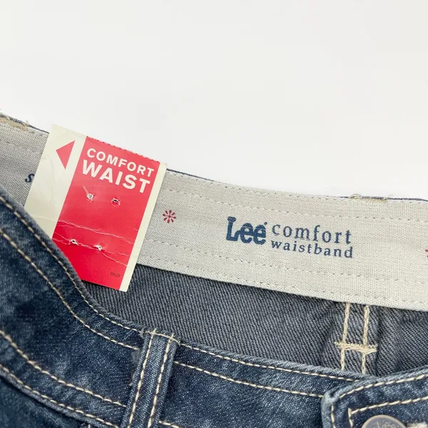 Lee Womens Jeans Size 6 Medium Straight Leg Y2K Preppy Minimalist Dark Academia - Image 11
