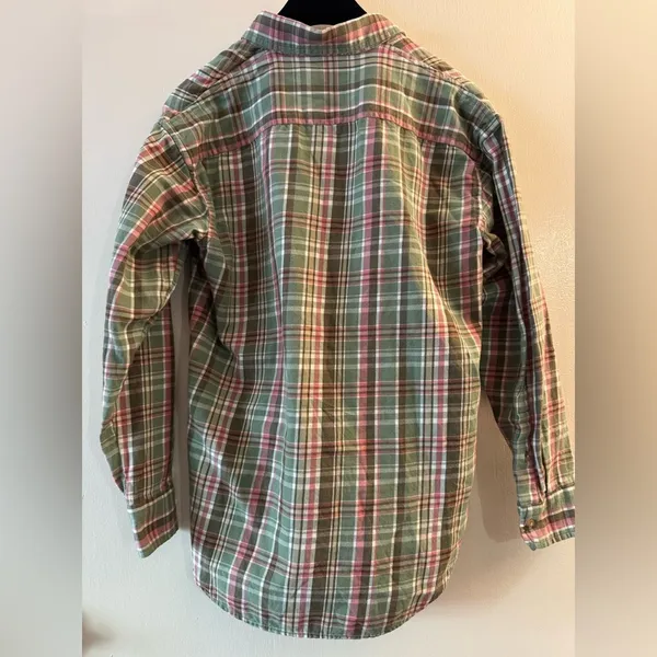 Ralph Lauren Black Label Plaid 100% Cotton Button Up Shirt Size XS - Image 4