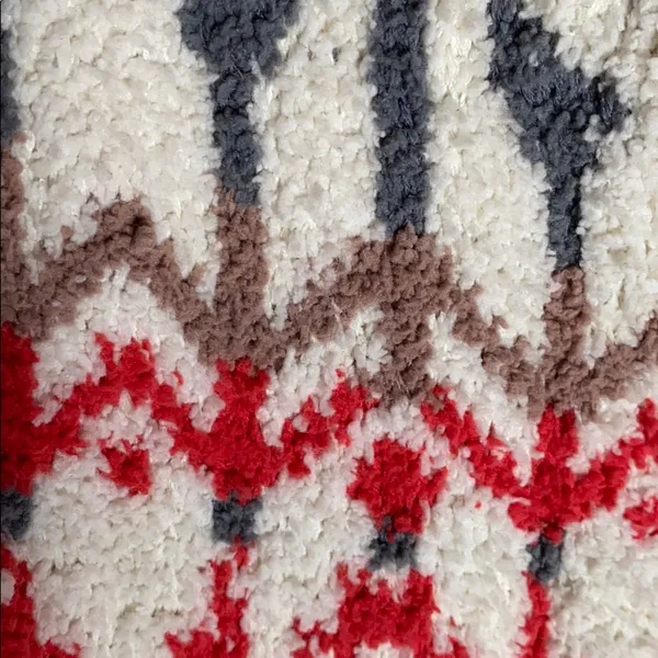 Sleeping on Snow fair isle paneled Sherpa jacket size S - Image 10