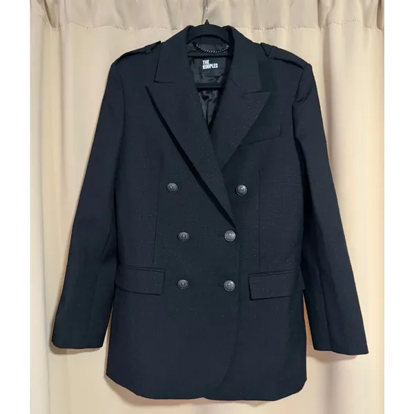 The Kooples Straight wool-blend blazer - Black- Size 36 / US 4 - Image 4