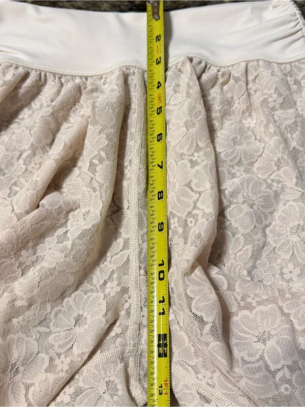 Offline by Aerie Go With the Flow Lace Split Leg Pants Cream S|P - Image 10