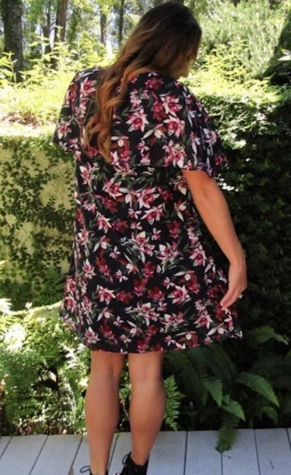 Floral Dress Small Multi - Image 2