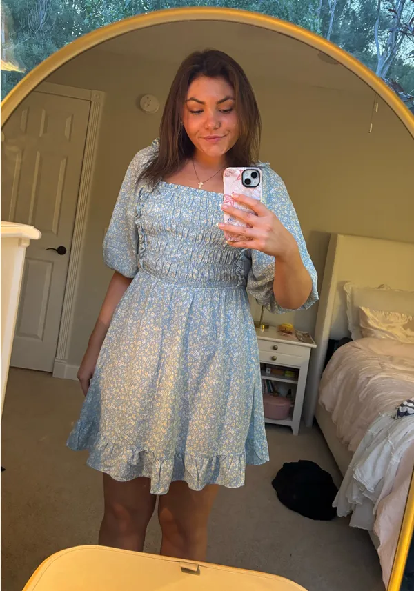 Sienna Sky Blue Floral Sundress - Image 2