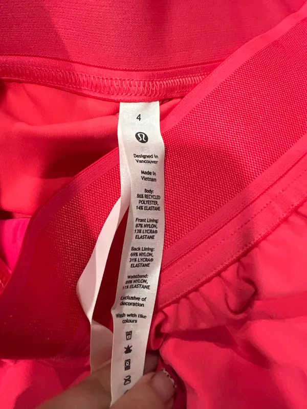 Lululemon pink court rival skirt - Image 8