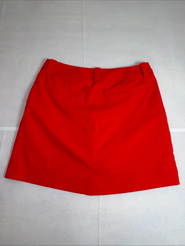 NIKE-GOLF Tour Performance Womens Size 6 Red DRI-FIT Skort - Image 9