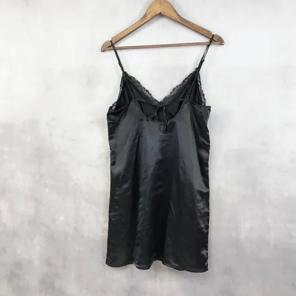 H&M‎ Divided Womens Slip Dress Size S Babydoll Y2K Coquette Lingerie Goth Grunge - Image 3