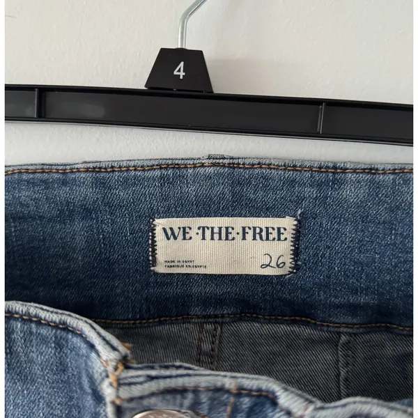 Free People x We The Free Jayde Flare Denim Jeans Size 26 - Image 4