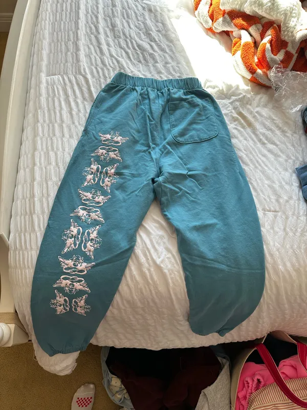 Boys Lie Sweatpants Blue - Image 5