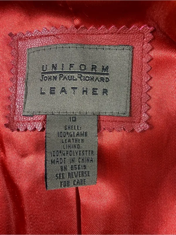JohnPaulRichard 100% Lamb Leather with Notched Lapel - Image 3