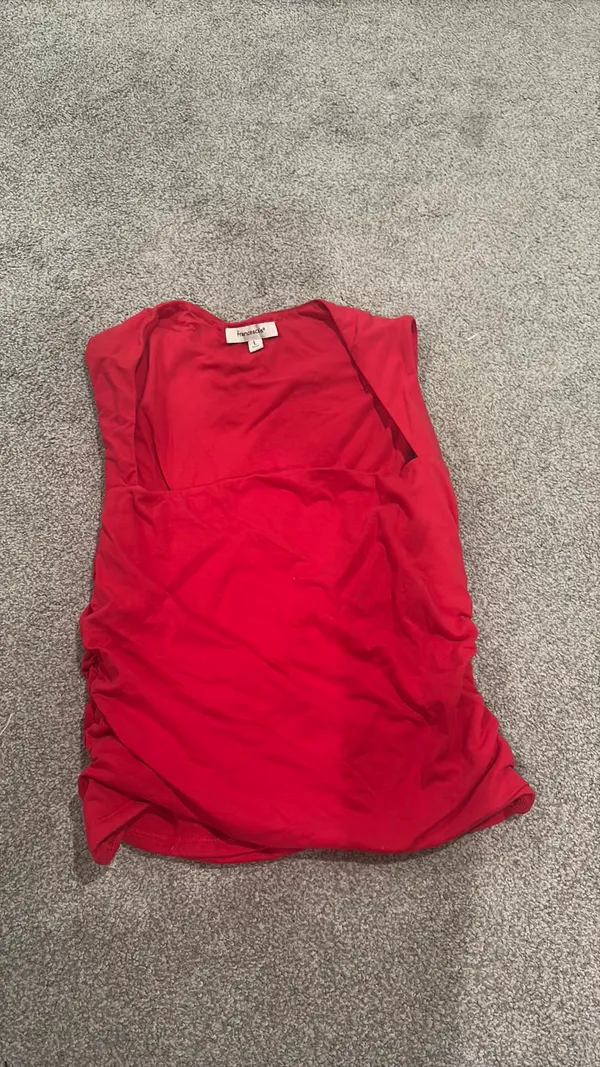 Francesca's red going out top - Image 2