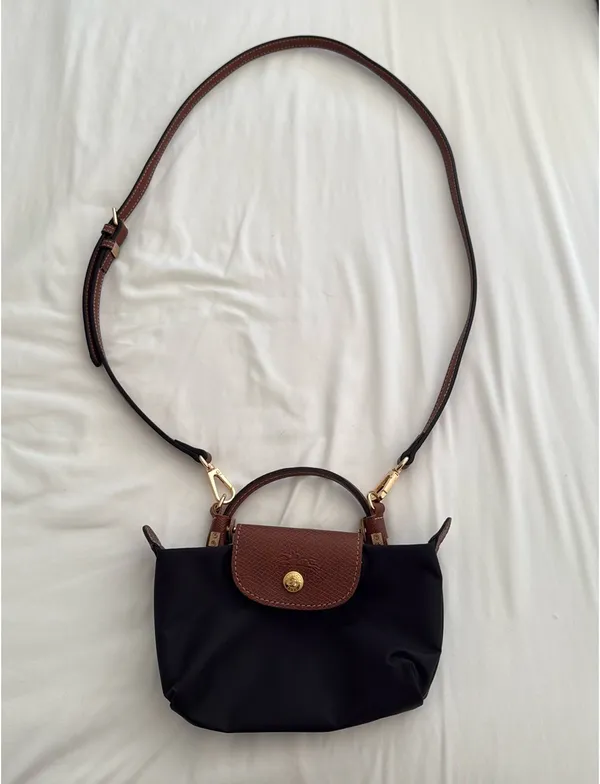 Black Longchamp Le Pliage tote  - Image 3