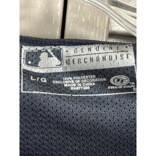 Genuine Merchandise L.A. Dodgers‎ Jersey Button Up Embroidered True Fan EUC Lic - Image 3