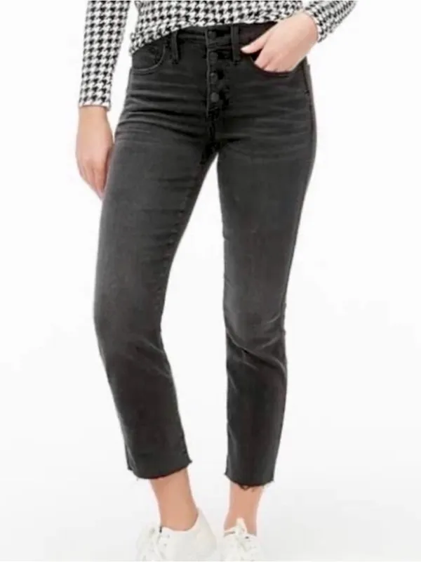 J.Crew High-Rise vintage straight button up jeans SZ:30 - Image 2