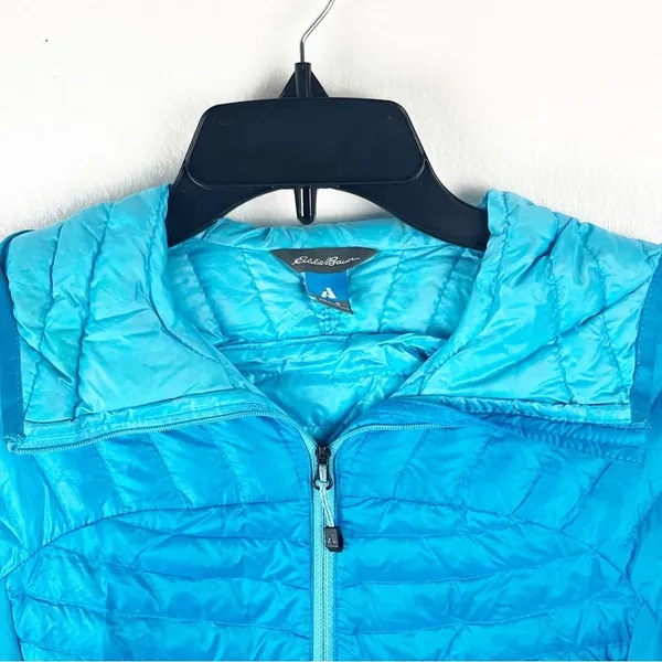 EDDIE BAUER First Ascent Goose Down Filled Quilted Puffer Jacket Size Small - Image 6