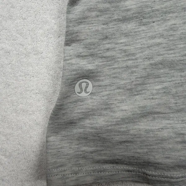 Lululemon Turn to Tie Tank Women’s Size 10 Light Gray Pima Cotton Cropped Tank - Image 4