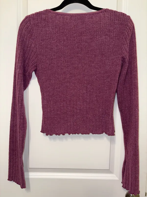 Purple Blouse Size M - Image 3