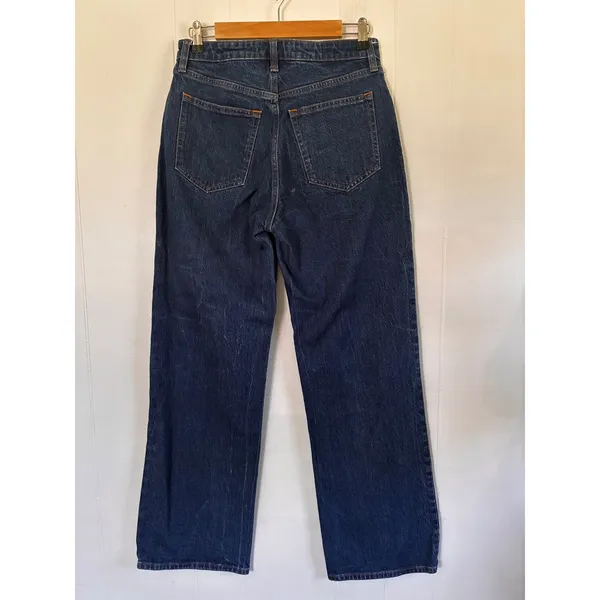 Abercrombie & Fitch Curve Love 90s Relaxed Jeans High Rise Dark Wash 28 Regular - Image 2