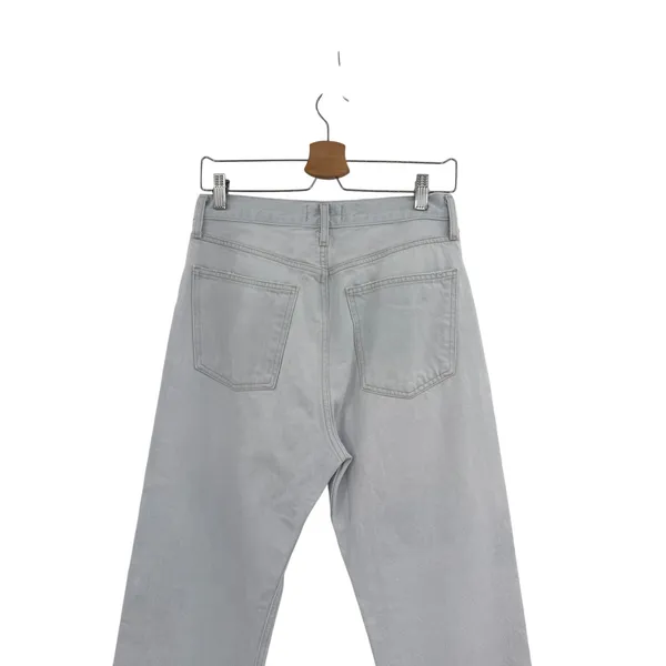 AGOLDE 90's Pinch Waist High Rise Straight Jeans Haze Light Wash Size 28 - Image 7