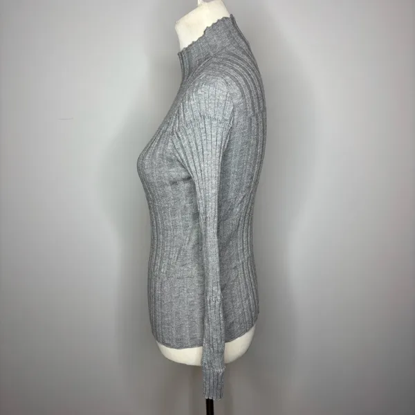 Zara - Grey Turtleneck Long Sleeve - Image 3