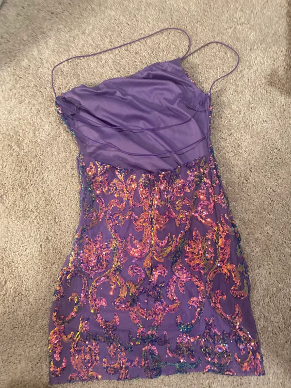 Lucy in the Sky purple dress - Image 3