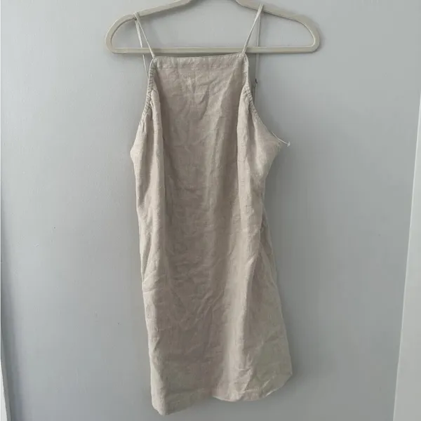 Abercrombie & Fitch Linen Blend Mini Dress - Image 3