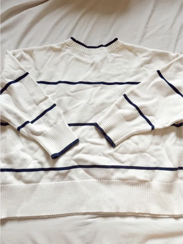 Lands' End Striped Sweater - Image 2