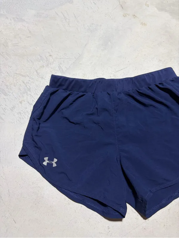 Under Armour Navy Women's Athletic Running Shorts small - Image 2