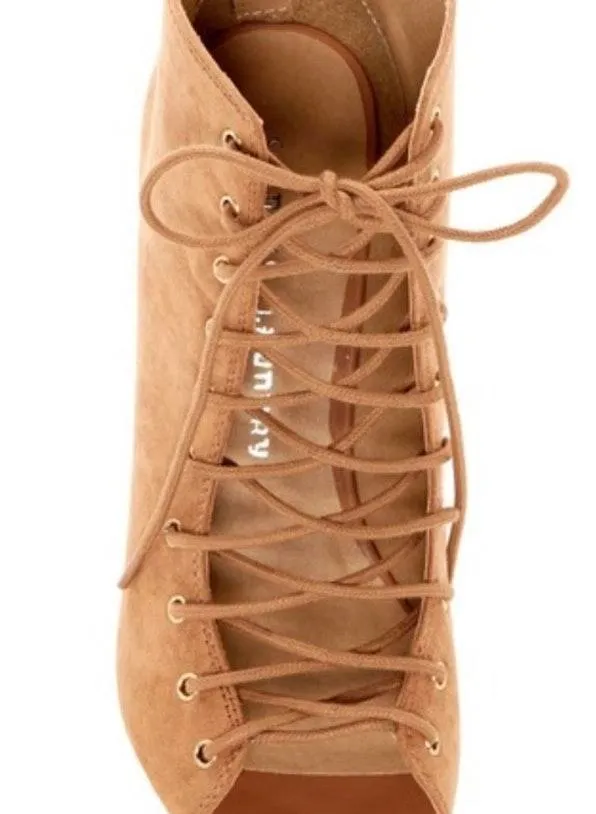 Chinese Laundry Biggest Lace Up Heel Booties - Image 2